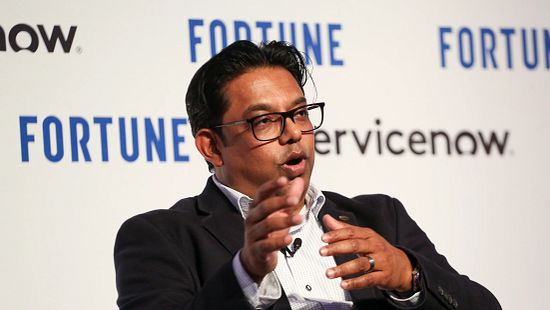 AJ Wijesinghe, Chief AI Officer, Ecolab, at the Fortune AIQ Summit.